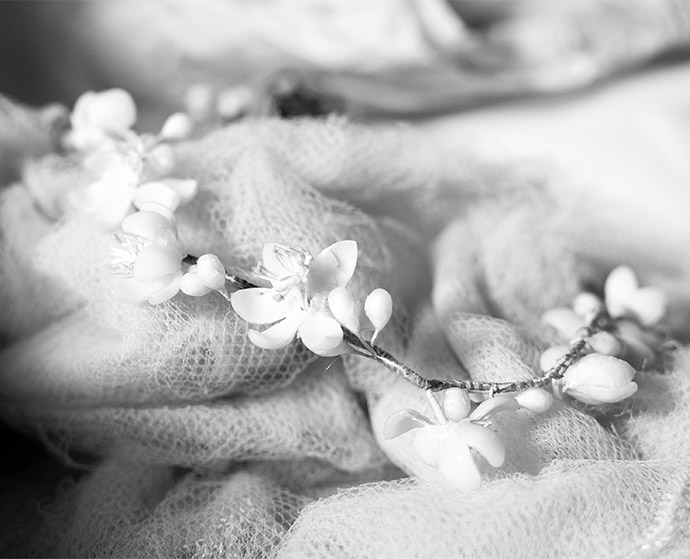 Detail of Wilkie Wedding Veil, 2019